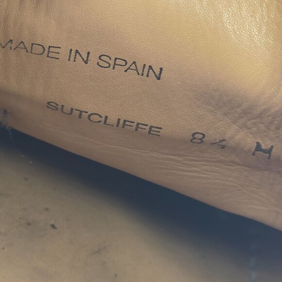 Vintage Mezlan Exotic Ostrich Suede Dress Shoes Mens 8.5M Tassel Slip-on Loafers - Picture 8 of 11